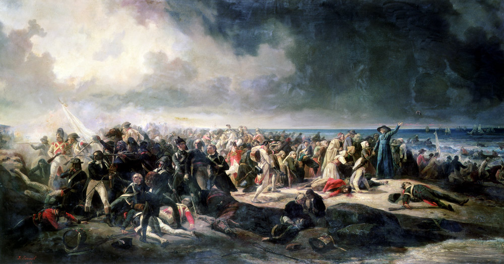 Scene of the Landing at Quiberon in 1795 à Jean Sorieul