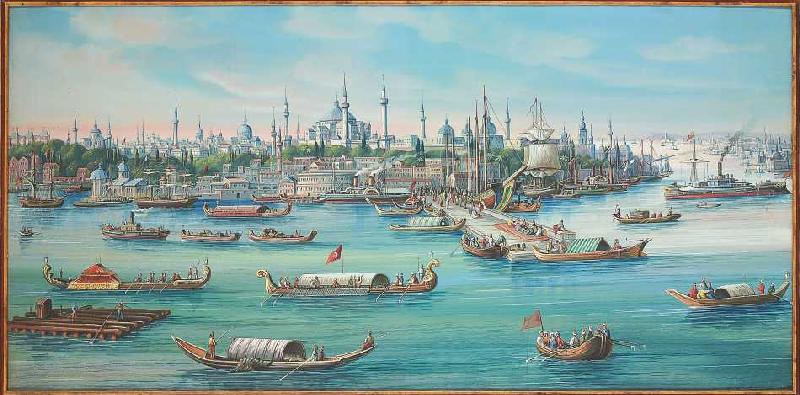 Ansicht von Konstantinopel vom Wasser aus à Jean Spath