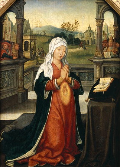 St.Anne Conceiving the Virgin à Jean l'Ancien Bellegambe