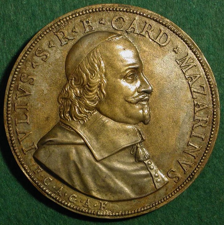 Medal Cardinal Mazarin à Jean Warin