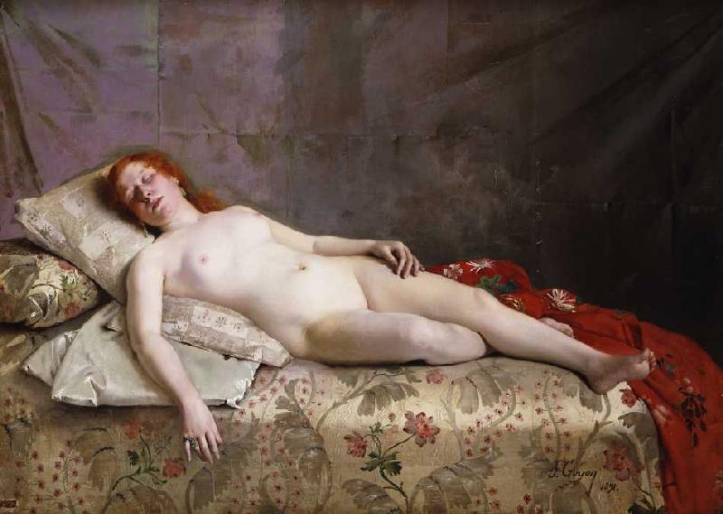 Schlafender Akt à Jeanne Bordes-Guyon