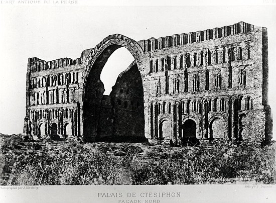 The Palace of Ctesiphon, from ''L''Art Antique de la Perse'' Marcel Dieulafoy, published 1884-85 à Jeanne Dieulafoy