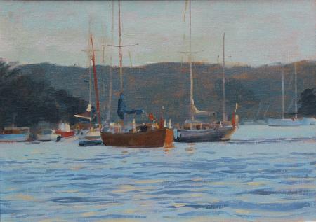 Evening yachts Salcombe