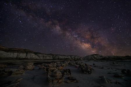 Milky Way at the Cracked Eggs Field