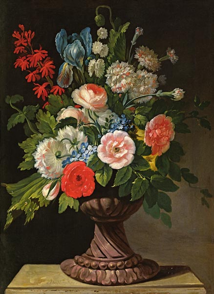 Still Life with Flowers à Jens Juel