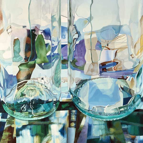 Green Transparency (Transparence verte) 1981 (oil on canvas)  à Jeremy  Annett