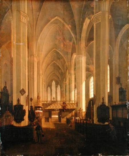 Interior view of St. John's Church in Hamburg à Jess Bundsen