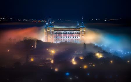 Mystic Foggy Night in Toledo City