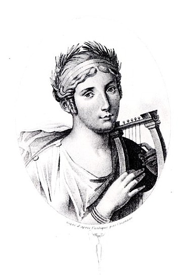 Portrait of Sappho à J.F. Cazenave