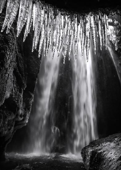 Ice and Waterfall