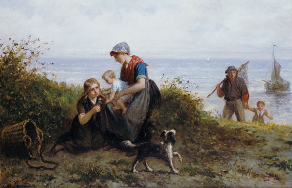 The Fisherman's Family à J.J.M. Damschroeder