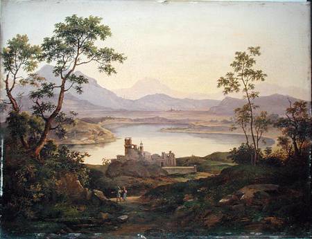 Italian Landscape à Joachim Faber