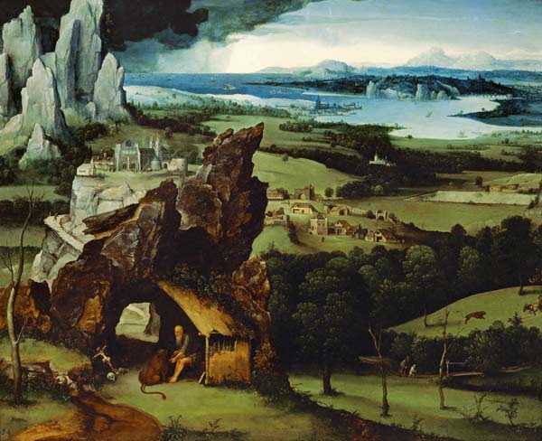Landscape With Saint Jerome à Joachim Patinir