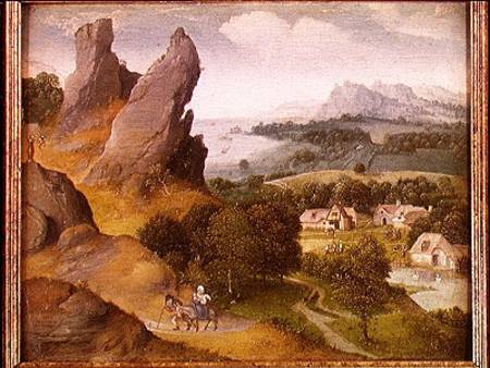 Landscape with the Flight into Egypt à Joachim Patinir