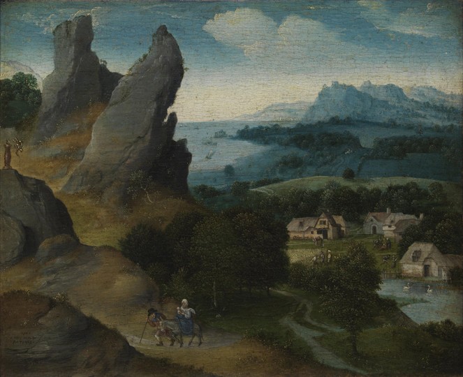 Landscape with the Flight into Egypt à Joachim Patinir