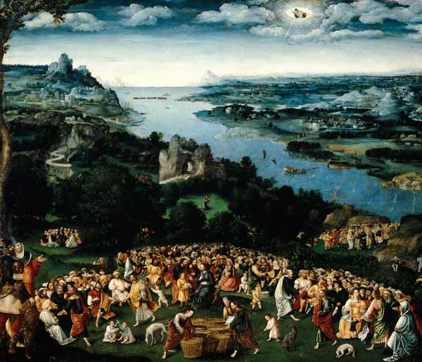 The Feeding of the Five Thousand à Joachim Patinir