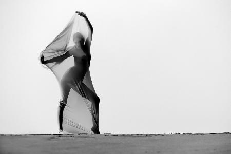 Rebecca in the dune