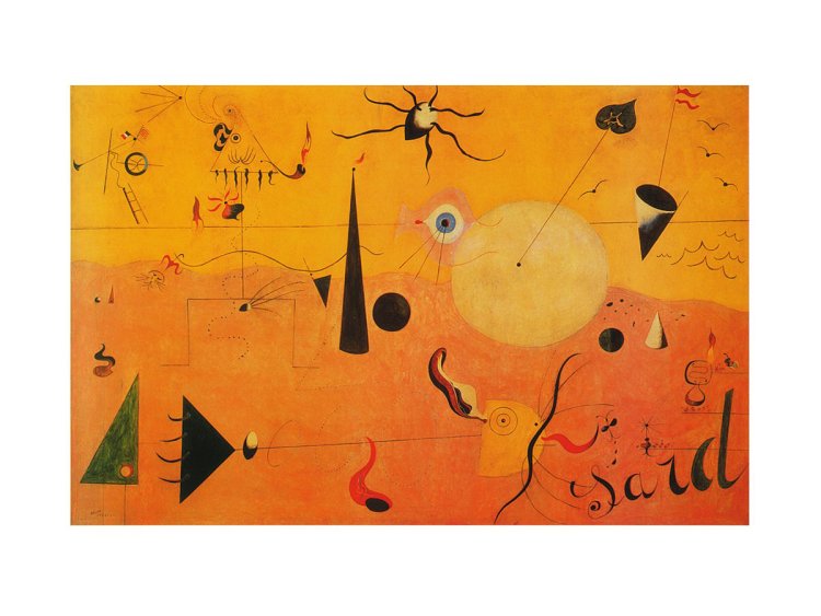 Paysage Catalan  - (JM-296) à Joan Miró