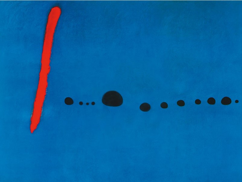 Bleu II, 4-3-61  - (JM-276) à Joan Miró