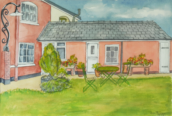Back Garden, Red Cottage Studios, Suffolk à Joan  Thewsey