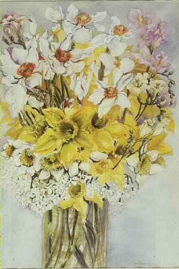 Daffodils and Narcissi (w/c)  à Joan  Thewsey
