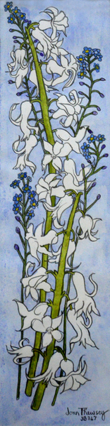 Hyacinths and Forget-me-nots à Joan  Thewsey