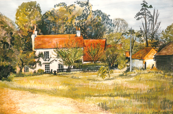 The Pink Cottage, Hedgerley Green à Joan  Thewsey