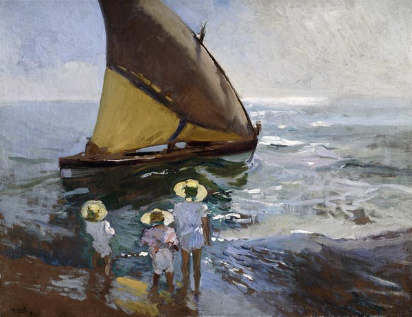 Am Strand von Valencia à Joaquin Sorolla