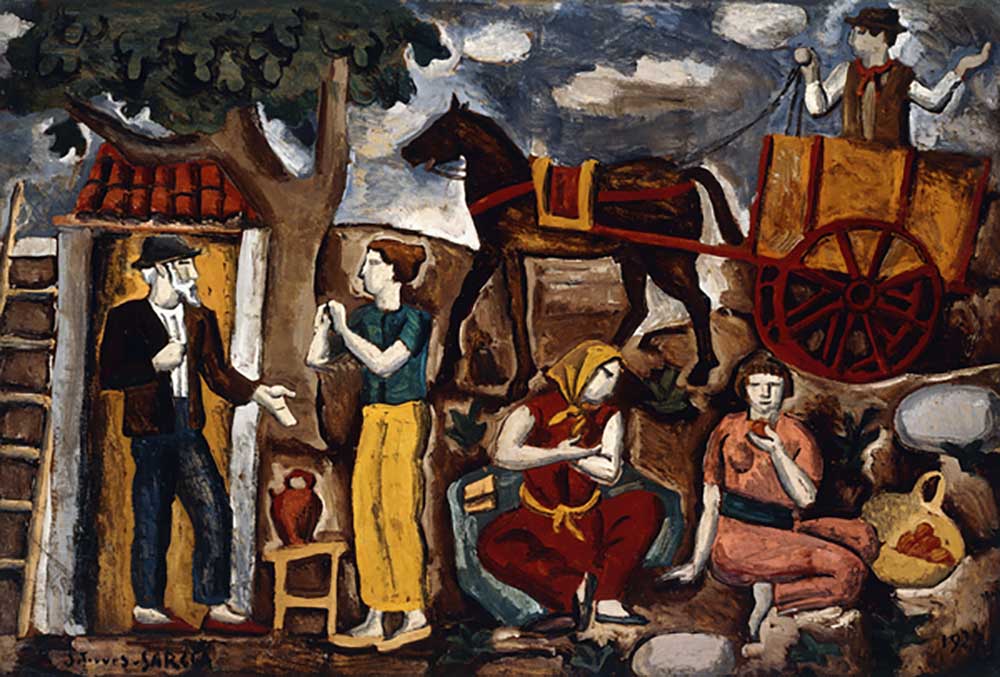 Gypsies, 1927 à Joaquin Torres-Garcia