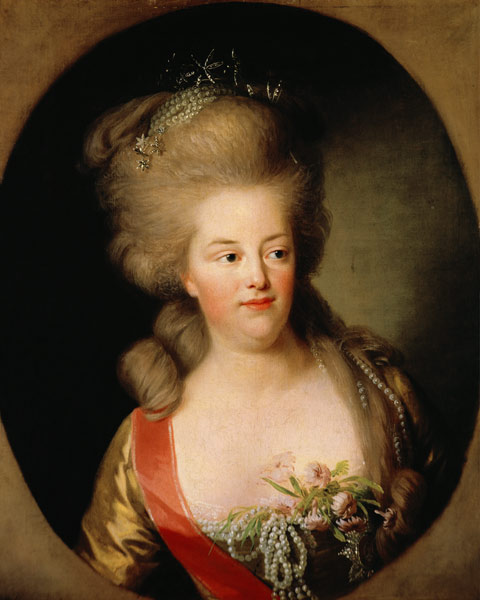 Princesse de Wuerttemberg, plus tard duchesse Friederike von Oldenburg à Joh. Friedrich August Tischbein