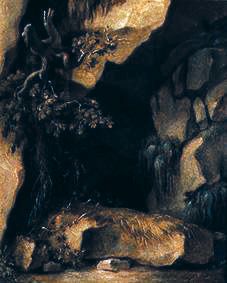 Caverne de rocher à Joh. Heinrich Wilhelm Tischbein