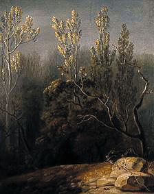 Paysage avec des peupliers à Joh. Heinrich Wilhelm Tischbein