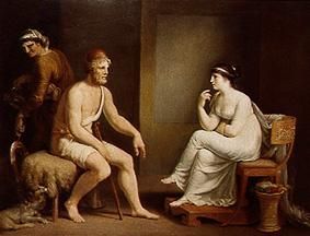 Odyssée et Pénélope à Joh. Heinrich Wilhelm Tischbein