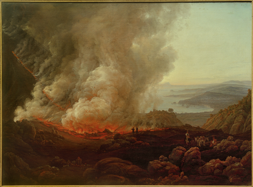 Der Ausbruch des Vesuv im Dezember 1820. à Johan Christian Clausen Dahl