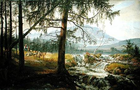 Northern Landscape à Johan Christian Clausen Dahl