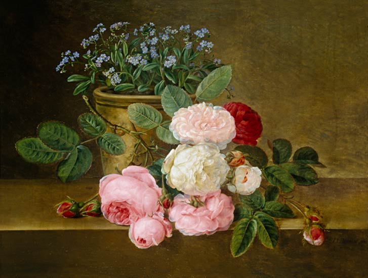 Still Life of Flowers à Johan Laurentz Jensen