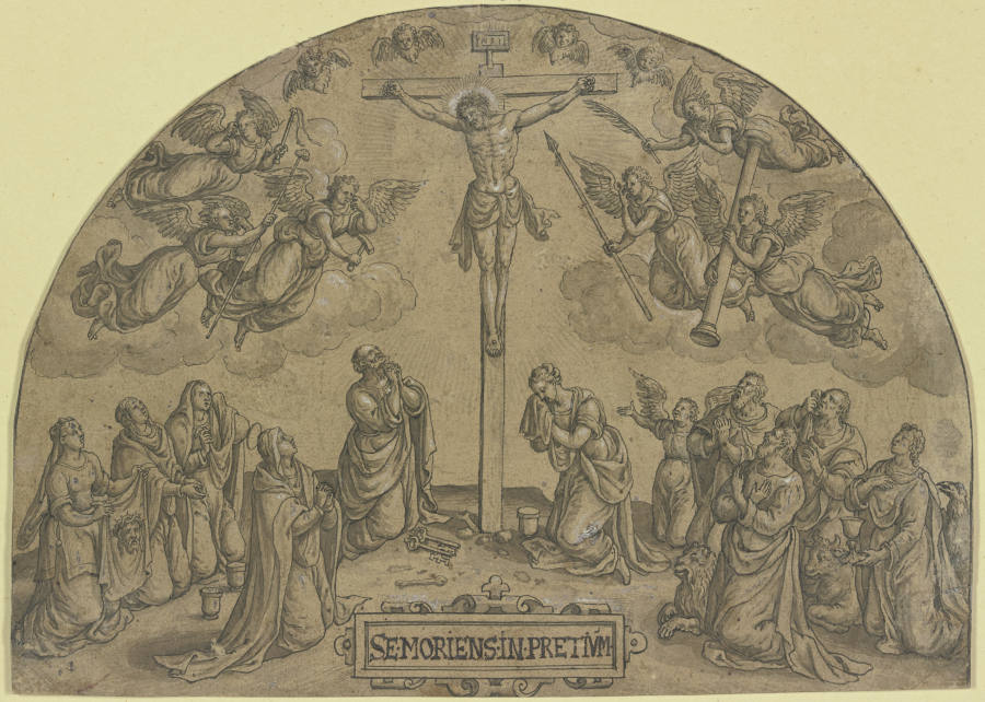 Crucified Christ à Johan Wierix