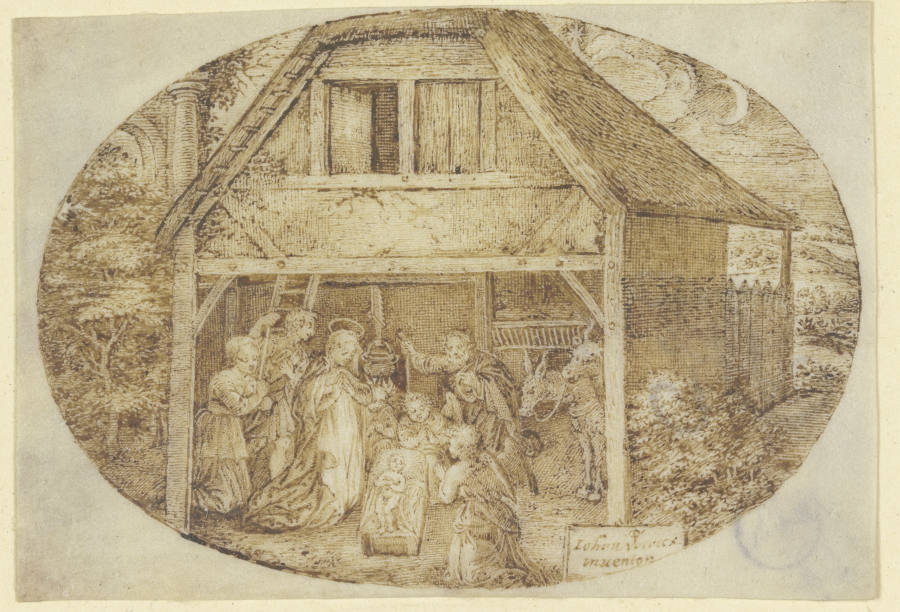 The Nativity à Johan Wierix