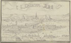 Ansicht von Dresden von Osten