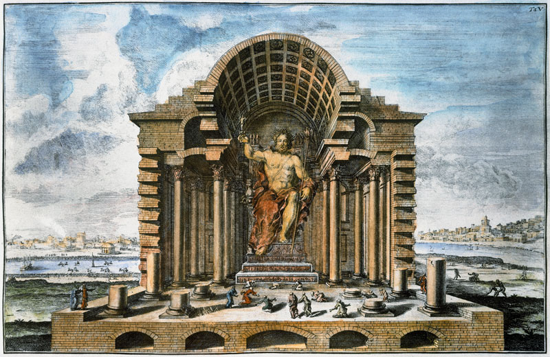 Zeustemple , Olympia à Johann Bernhard Fischer von Erlach