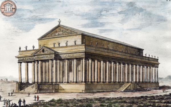 Ephesus , Artemis Temple à Johann Bernhard Fischer von Erlach