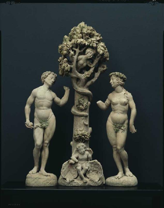 Adam und Eva unter dem Paradiesbaum à Johann Brabender