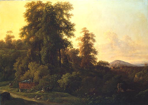 Arkadische Landschaft à Johann Christian Klengel