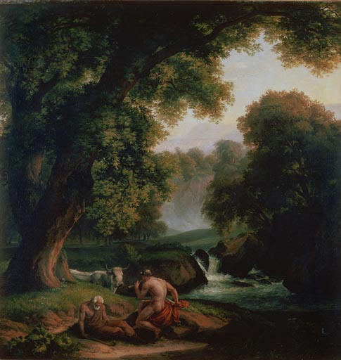 Landschaft mit Merkur, Argus und Io à Johann Christian Reinhart