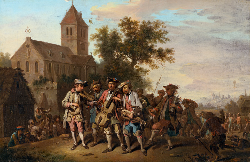 Village Musicians à Johann Conrad Seekatz