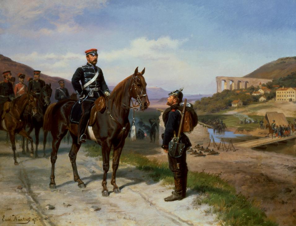 Begegnung mit Prinz Friedrich Karl von Preußen à Johann Emil Hünten