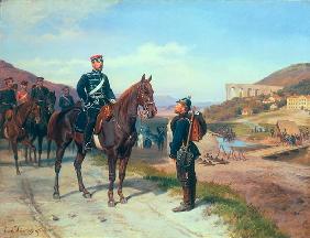 Réunion avec le prince Friedrich-Carl de Prusse