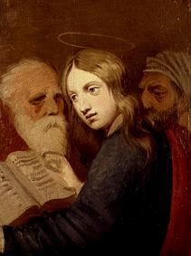 Jésus de 12 ans avec les savants en écriture à Johann Friedrich Overbeck