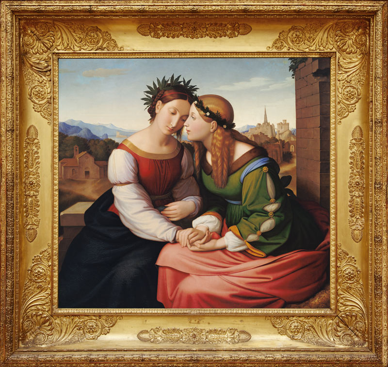 Italia and Germania (Sulamith and Mary) à Johann Friedrich Overbeck