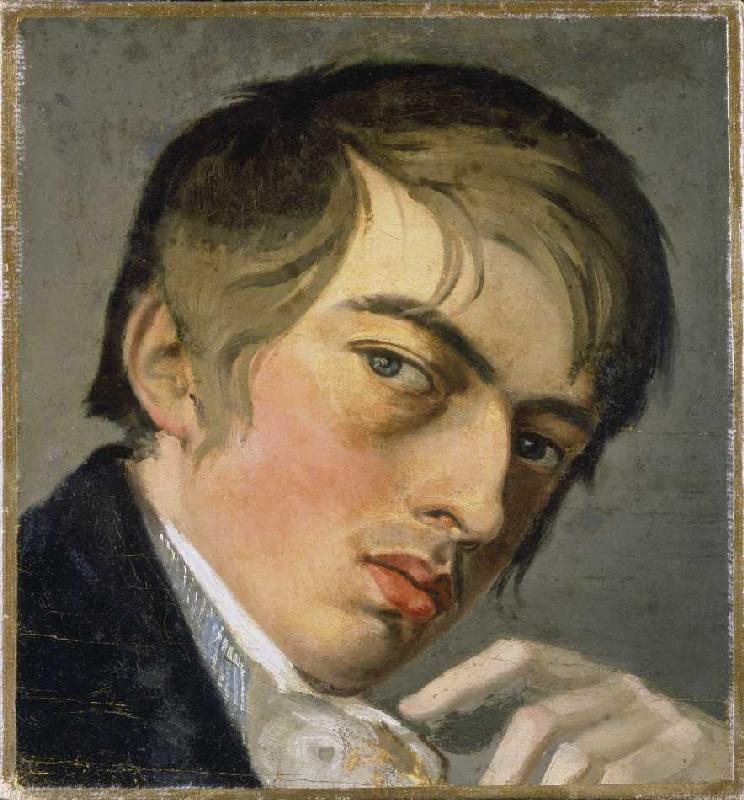 auto-portrait (étude) à Johann Friedrich Overbeck